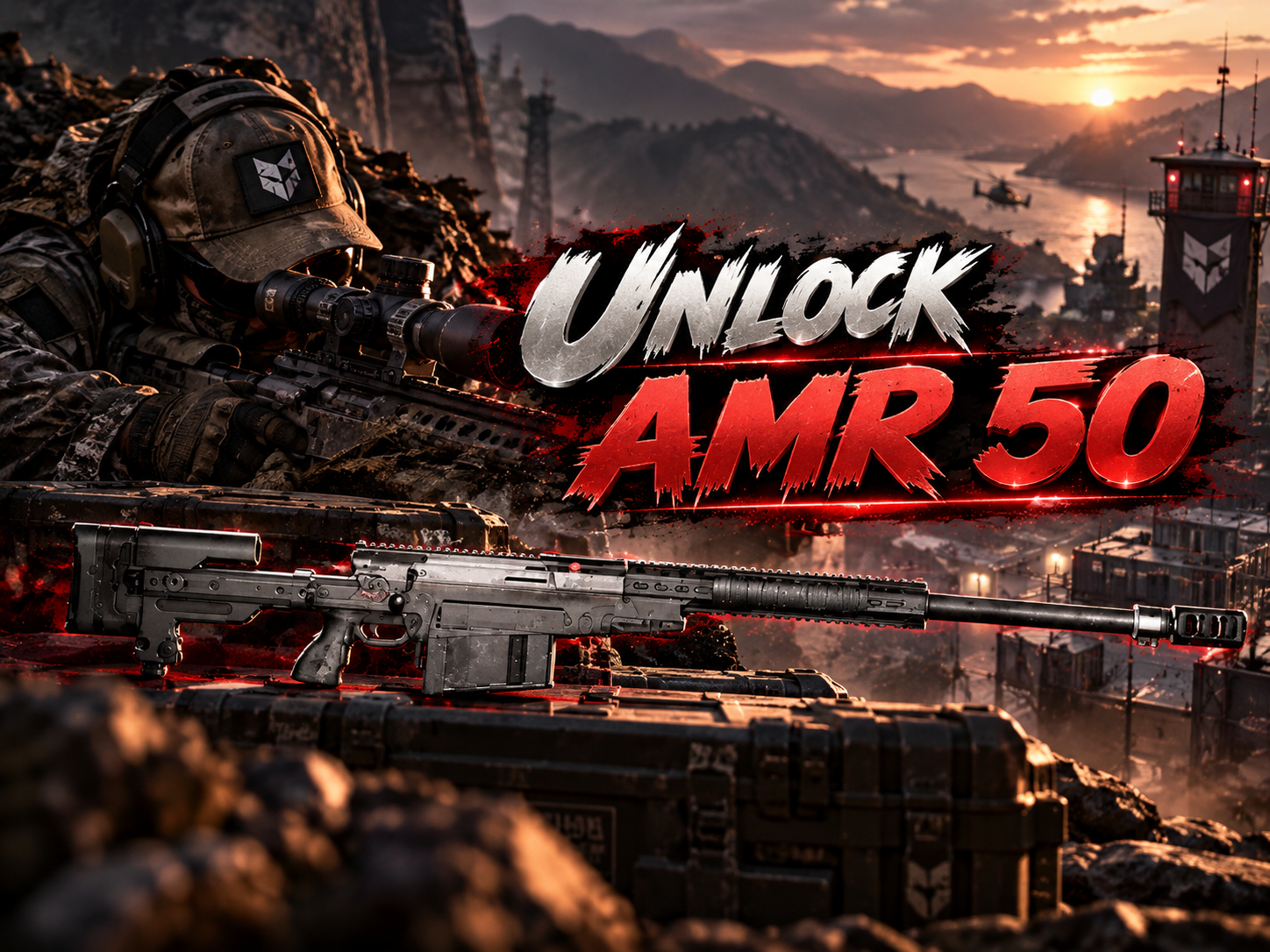 Unlocking AMR 50 Sniper rifle